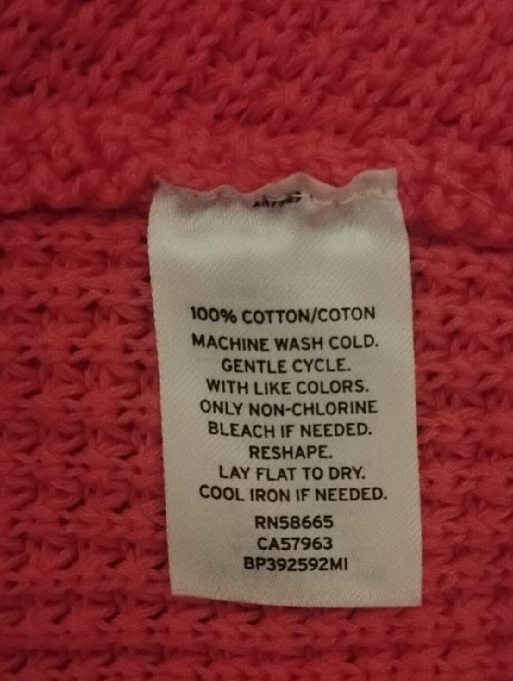 Banana Republic Coral Orange Twist-Front V-Neck Sweater - Picture 6 of 6